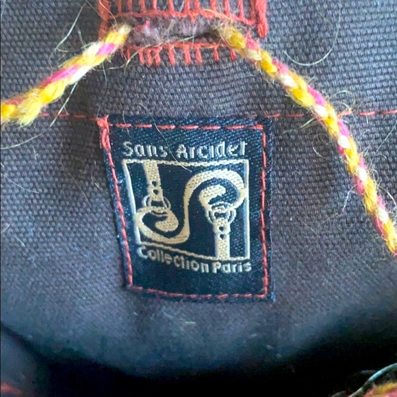 Sans-Arcidet Straw,Mohair and Sequins Bsaket Bag - Picture 9 of 9